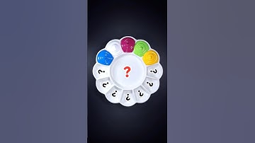 🌈 Making 13 colors with only from 5 primary color #mixingcolor #satisfying #shorts