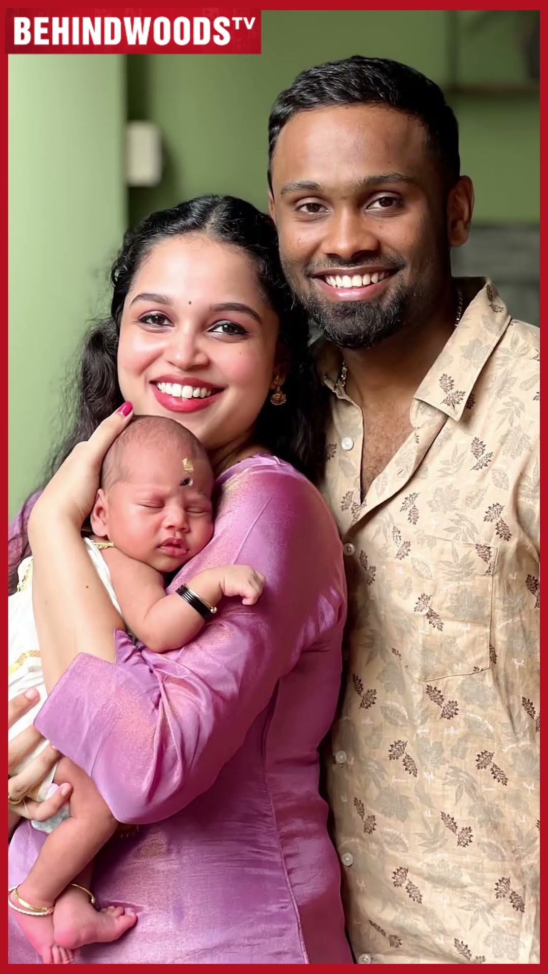 Viyaan Vijay ? 'பையனுக்கு பேர் வெச்சாச்சு..' Cute Erumasaani Vijay Family ?