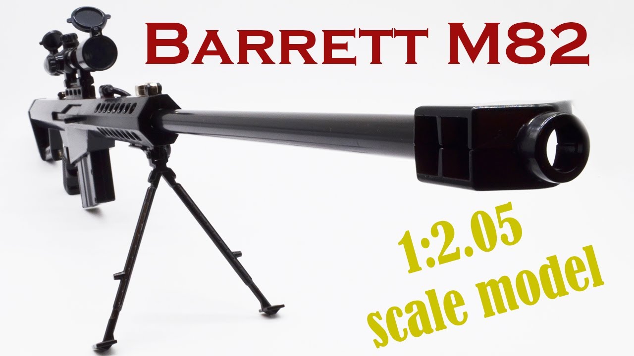 Collectible miniature sniper rifle Barrett M82A1 масштаб 1:2.05 (1/2 scale model)