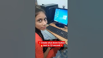 Create shut down button⚡ just in 10 second⚡#shorts #trending #viral