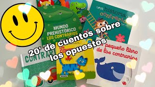 Cuentos infantiles en español; Los ContrariosLos Opuestos  libros infantiles en español