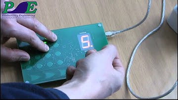 EVA5004 Demo Board for Capacitive Multitouch Sensor PE5004