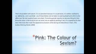 EDC1200 - Sexism
