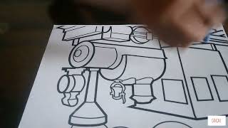 Color the Halloween character picture 9 Mirror Mirror