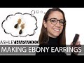 WOODTURNING: Making Ebony Earrings in 4k