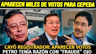 🚨ÚLTIMA HORA: APARECEN MILES DE VOTOS PARA CEPEDA: REGISTRADURÍA QUEDÓ AL DESCUBIERTO CON FRAUDE😱