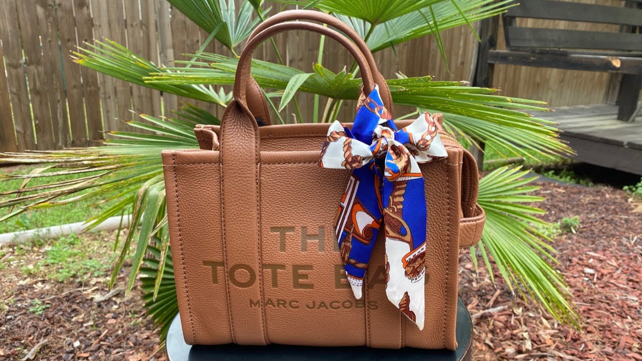 【新品・未使用】MARCJACOBS レザー ミニトート ARGANOIL MARC JACOBS THE LEATHER MINI TOTE BAG | ARGAN OIL - YouTube