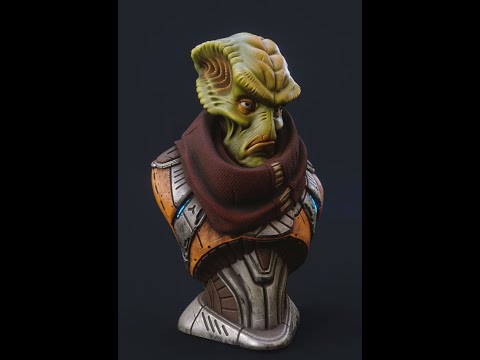 David Östman ' 3d print stl file to render in substance painter