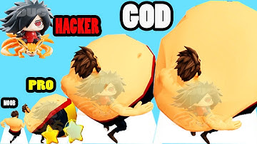 NOOB vs PRO vs HACKER vs GOD in Belly Rush