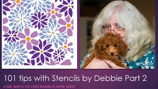 101 Stencil Tips and Uses by Simply Special Crafts Part 2