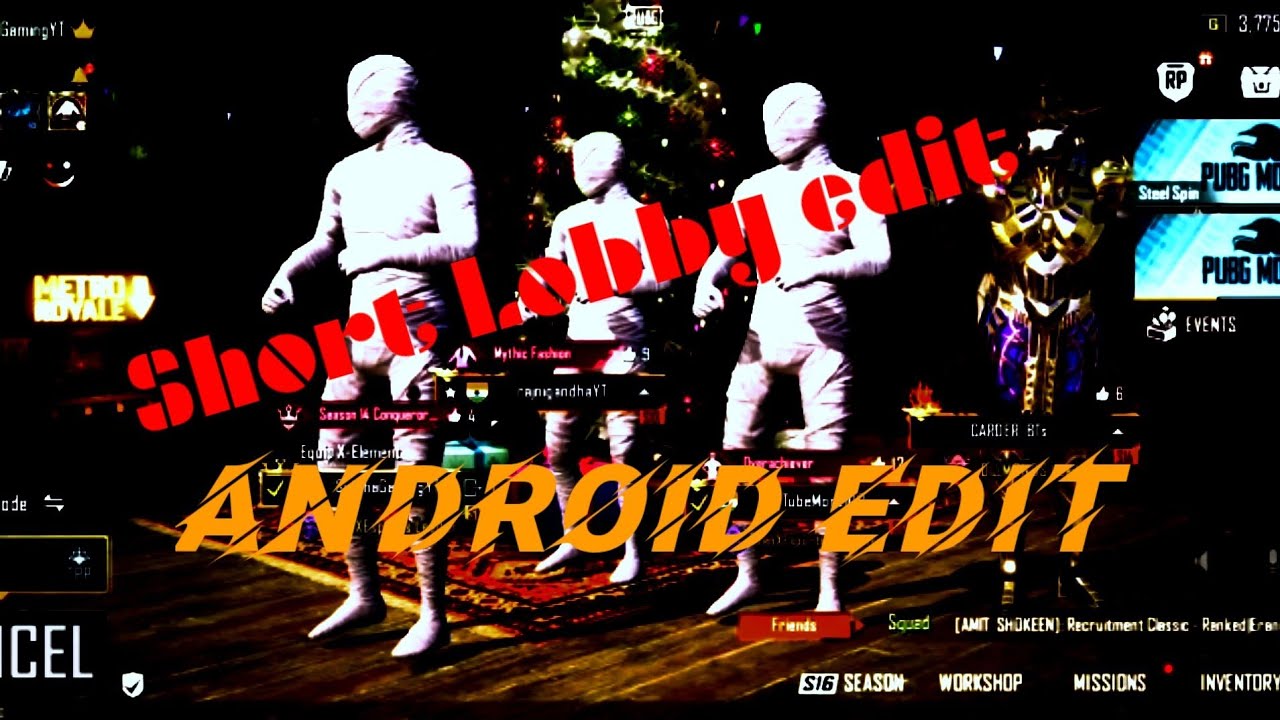 Walls could talk - Short lobby edit| Lobby edit#1| @sidhagaming|Sanjittalwar gaming