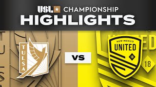 8.9.2025 | FC Tulsa vs. New Mexico United - Game Highlights