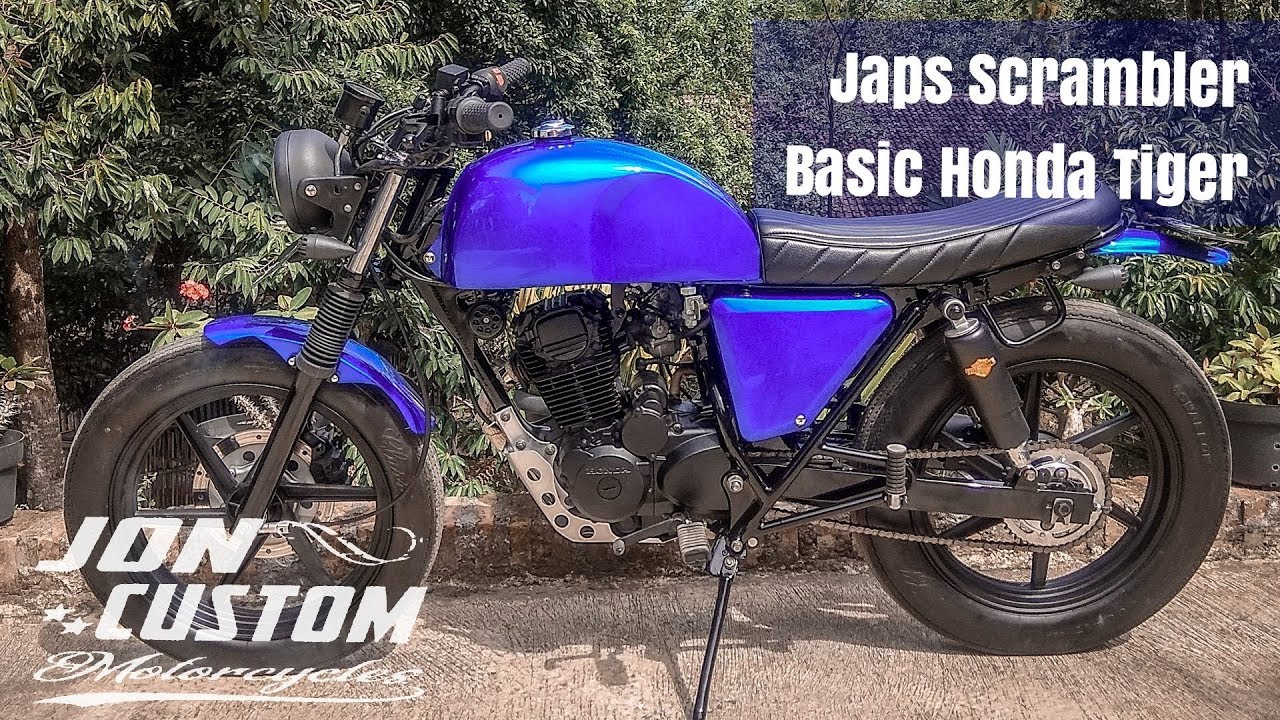 Honda Tiger Custom Scrambler | JON Custom Garage