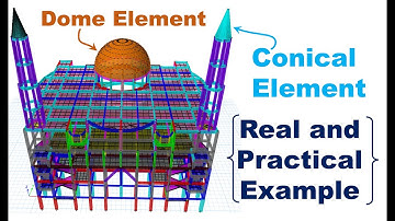 How to Model Domes and Cones in ETABS [Practical and Real Example]