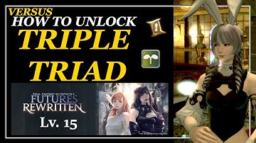 FFXIV A Realm Reborn - How To Unlock Triple Triad & Tournaments  - Triple Triad Trial - Guide