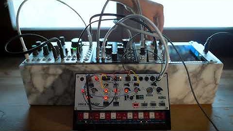 Korg Volca Modular + Eurorack Modular | Ambient Electro Synth Drone Jam