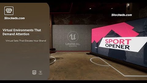 SPORTS TALKSHOW MATCO | Unreal Engine Corporate Virtual Set | Integrated With Aximmetry