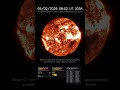 Sun 24 Hour Timelapse | Helium II / 303 Å | Extreme UV (May 02, 2026) #shorts