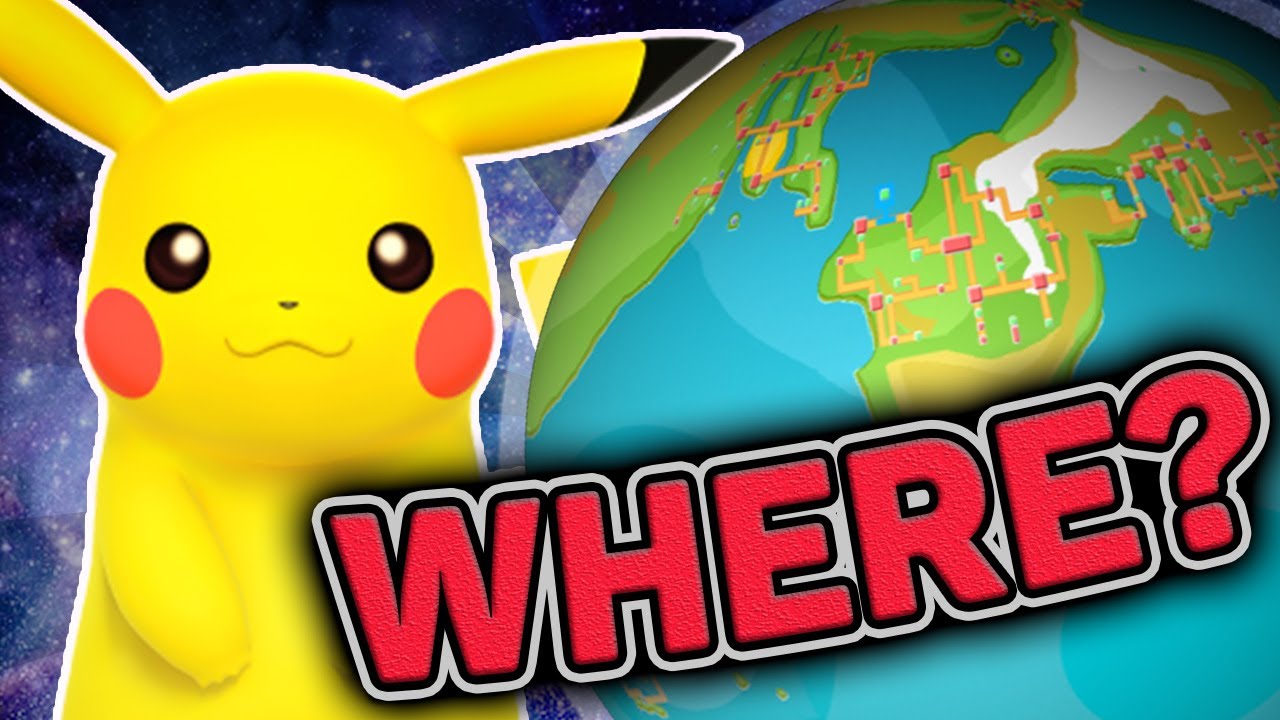 Full Pokemon World Map All Regions