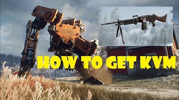 [Generation Zero] How to get Machine Gun  - KVM 59
