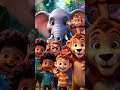 Playful Animals गाना बच्चों के लिए #kidsmusicvideo #animation #shorts