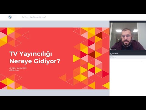 TV YAYINCILIĞI NEREYE GİDİYOR BAŞLIKLI WEBINAR DÜZENLENDİ