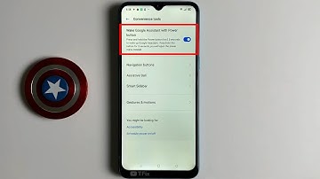 Wake Google Assistant with Power button on Realme 5i Android 10