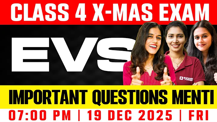 Class 4 EVS Exam | Important Questions Menti | Exam Winner