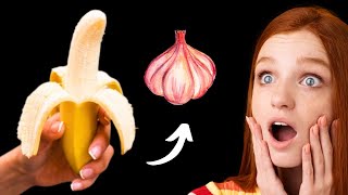 It was small, now it&#39;s huge 🍌🧄 try this garlic banana recipe✨