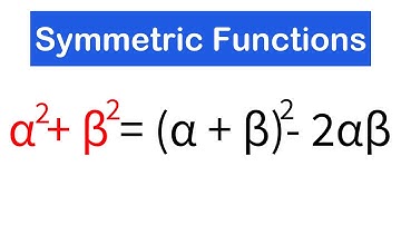 Symmetric Functions of Roots of a Quadratic Equation - Example 4 | SHS 1 ELECTIVE MATH