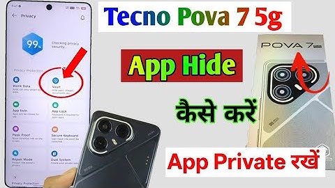 Tecno pova 7 5g app hide setting/tecno pova 7 me app hide kaise kare/Hide Apps Setting