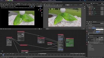 PBR Leaf Texture Tutorial in Lux Core Render for Blender