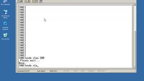 Delete vlan on 3Com7700 L3 Switch