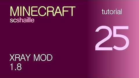 EN Minecraft tutorials: XRay 1.8 - how to download and install the mod