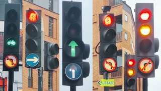 Classic Traffic Lights in London (November 2023 Compilation)