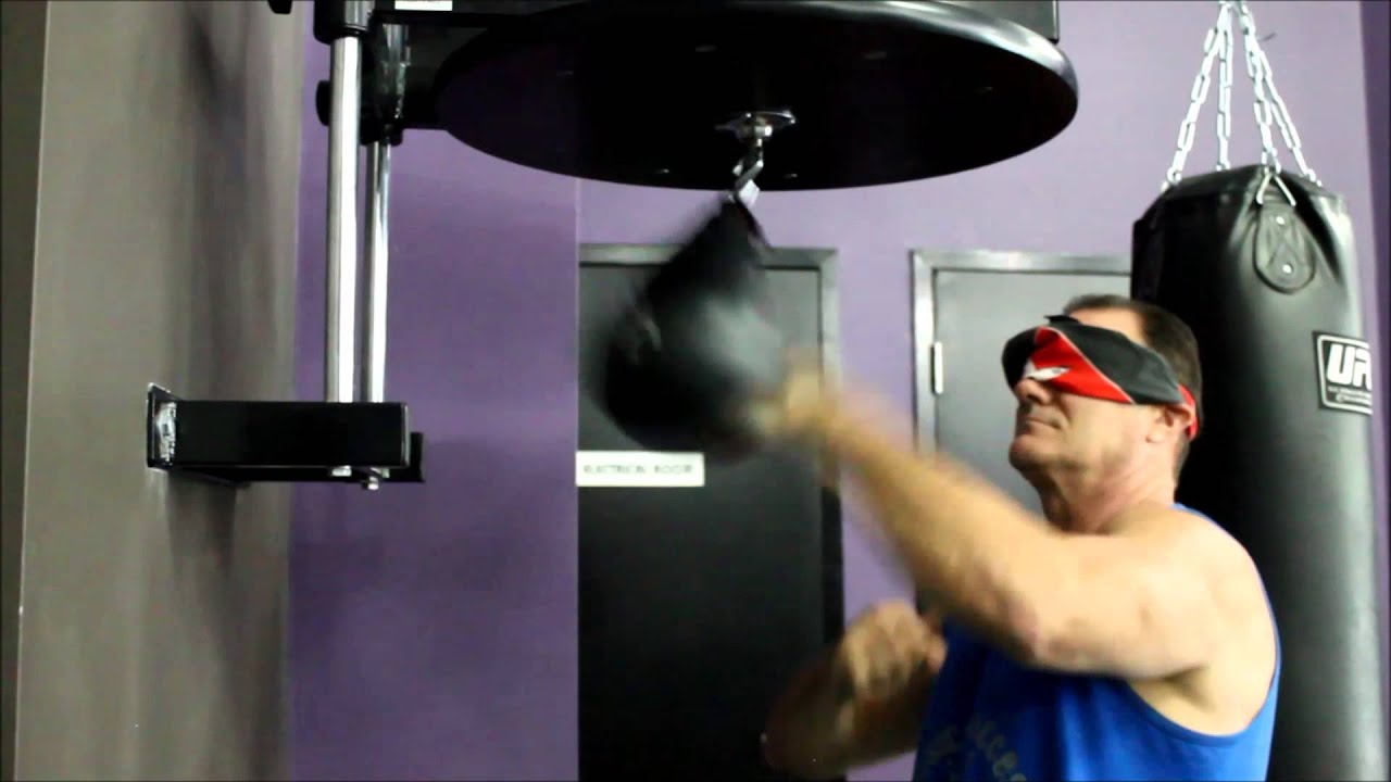 Speed Bag Practice while blind fold YouTube