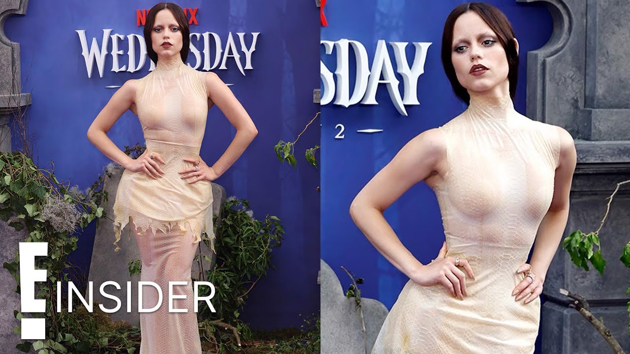 Дженна Ортега дебютирует без бровей на красной дорожке в среду | E! Insider