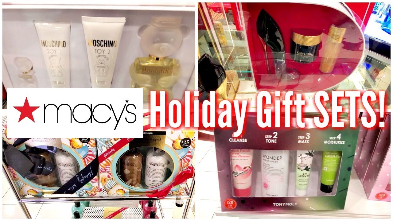 Macy&#39;s PERFUME AND MAKEUP GIFT SETS * CHRISTMAS SHOPPING 2019 - YouTube