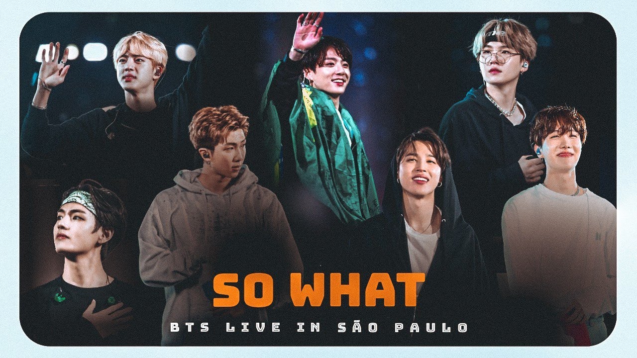 BTS - So What: (Love Yourself: Speak Yourself) Live DVD in São Paulo [Áudio]