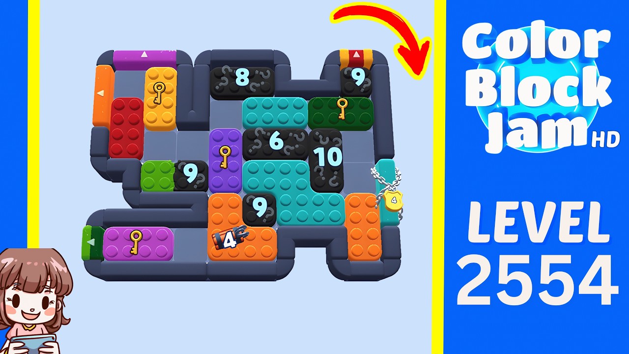 Color Block Jam Level 1643 (2554) Solution Walkthrough - YouTube