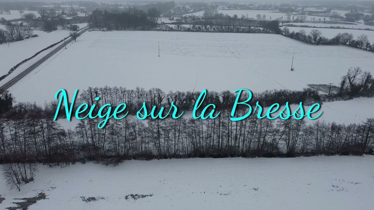 Neige sur la Bresse