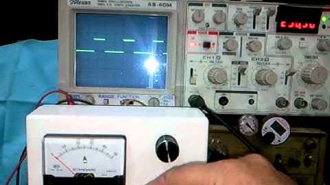 Pulse Width ModulatorPWM Controller Waveform Quality, Frequency & Duty Cycle Bench Test No Load Condition