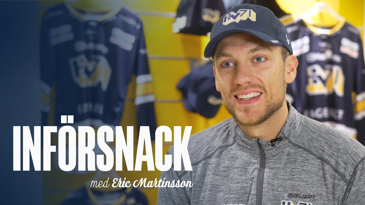 Eric Martinsson inför kvällens match mot Timrå IK