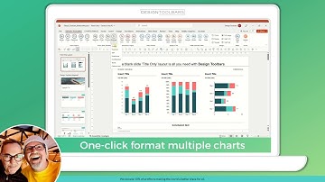 Design Toolbars for PowerPoint: One-click multiple chart styles