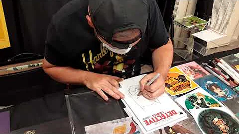 Albert Bryant Meeting Ant Lucia Comic Artist