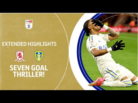 Middlesbrough Leeds Goals And Highlights