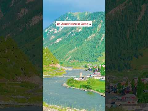 Tho chalo phir chalte hai kashmir ⛰️❤️ #kashmirvalley #travelrealindia #ytshorts #viral