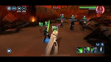 SWGOH GAC 3v3: JKL JML HY vs EP Mara Starkiller [FAIL]