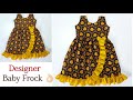 Beautiful Designer Baby Frock Cutting and Stitching || 5-6 Year Baby Frock Cutting and Stitching