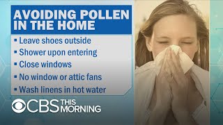 How to minimize pollen exposure to avoid misery during allergy season
